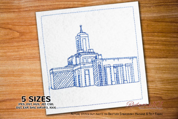 Belem Brazil Redwork: A Seasonal Embroidery Gem