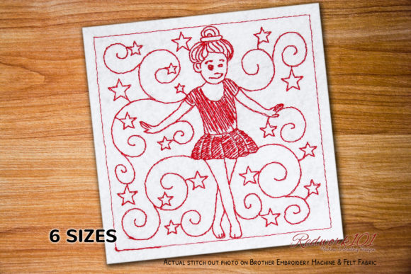h1Young Ballet Dancer with Starry Pattern Review for Real Embroidery Projects/h1