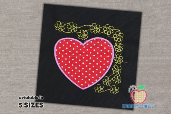 Heart Argyle Pattern Applique Review for Apparel Embroidery
