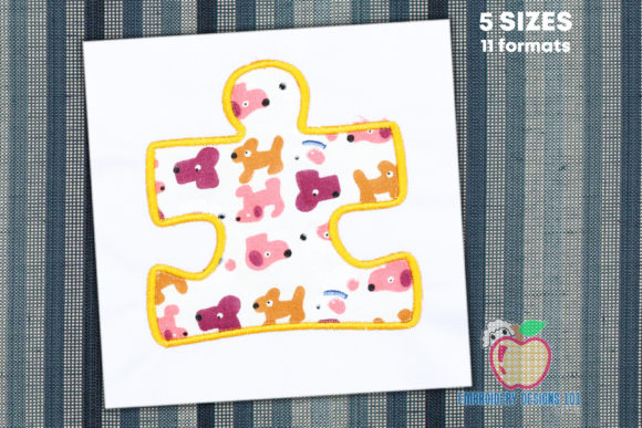 Puzzle Piece Applique Pattern Review for Boutique Sweatshirts