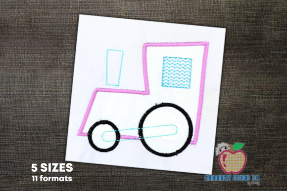 Train Engine Applique Design: A Seller’s Review for Etsy & Small Shop Use