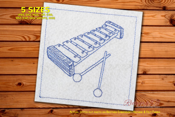 Xylophone Redwork: A Designer’s Honest Review for Real Embroidery Projects